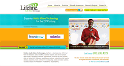 Desktop Screenshot of lifelineav.com